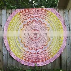 Hippie Round Mandala Tapestry Wall Hanging Indian Beach Throw Towel Yoga Mat