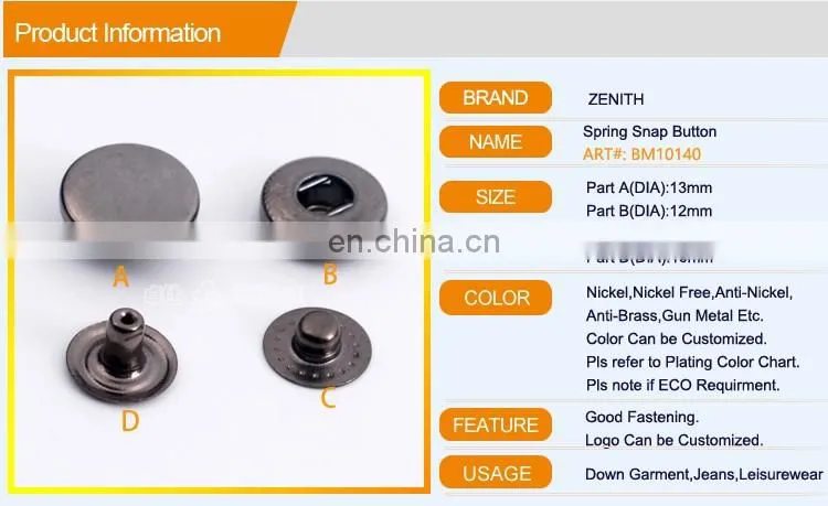 Clothes Snap Buttons BM10140