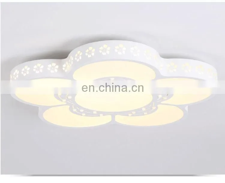Modern simple atmosphere LED living room ceiling lamp creative iron acrylic bedroom study lighting