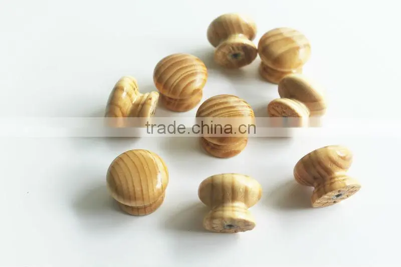 Small wood knob morden fashion furniture wood knobs door knobs