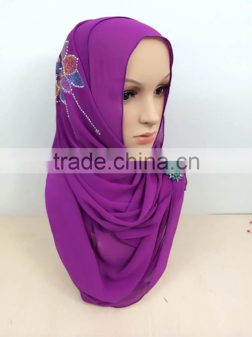 S120 Fashion Big size scarf saudi arabia super square muslim scarf