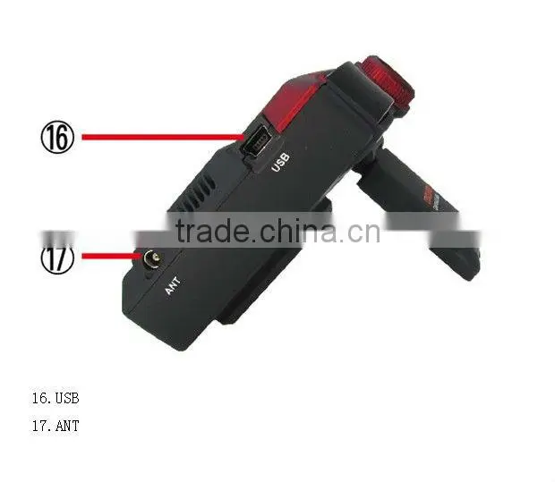 China manufacturer GPS radar detector DVR GPS-1698H From CONQUEROR