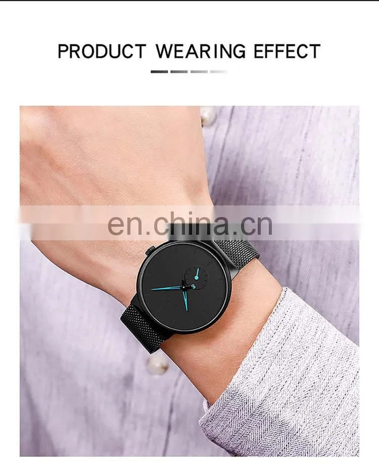 Sanda P1059 New Amazon Men Watch Chronograph Movement Steel Quartz Watches Water Proof