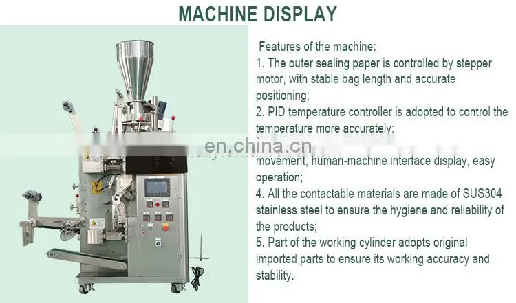 small business filter tea bag packing machine multifunctional best price with thread