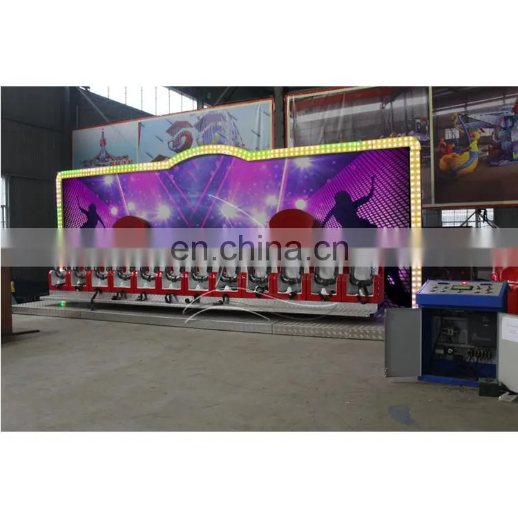 Kids Equipment Amusement Ride Crazy Miami Carnival Game Trailer Mounted Miami rides
