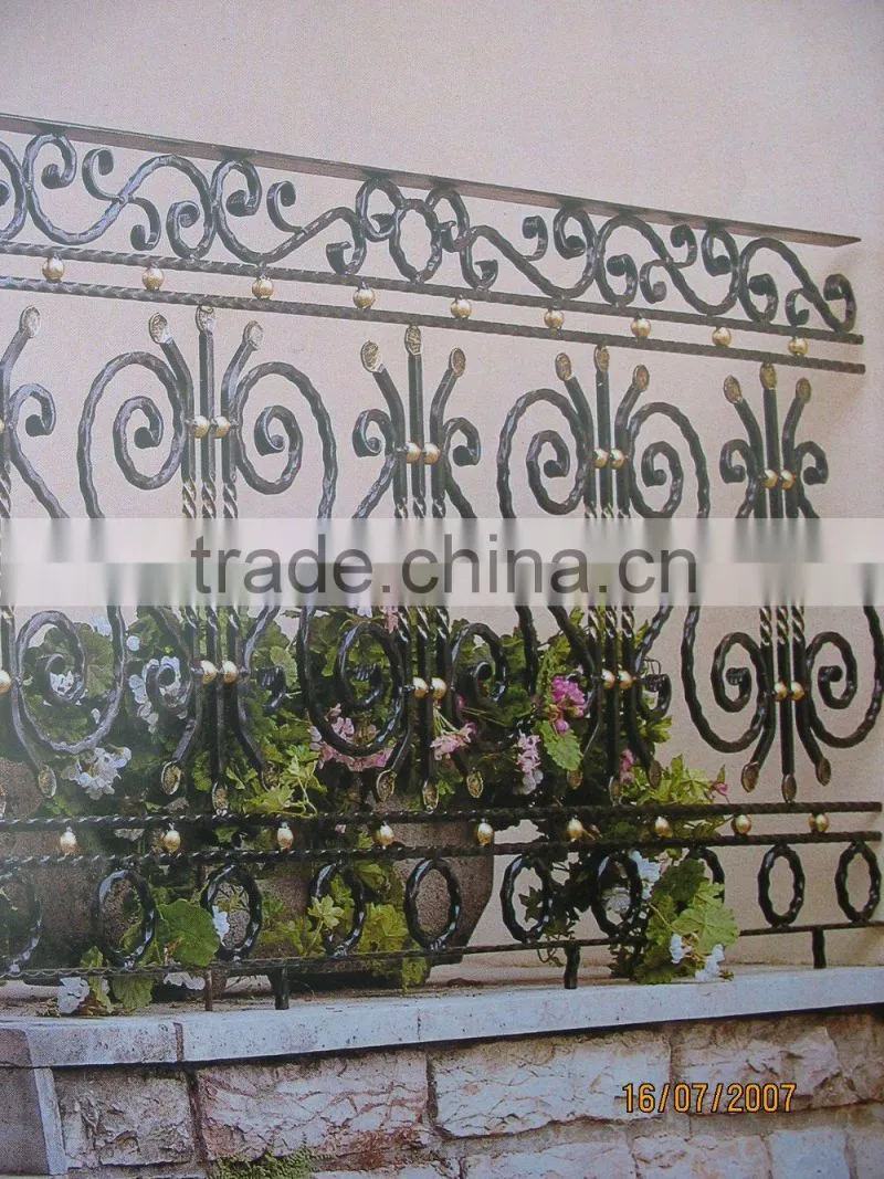 horizontal steel fence