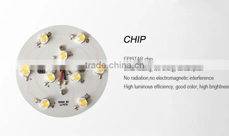 9w dimmable aluminum led outdoor down lighting