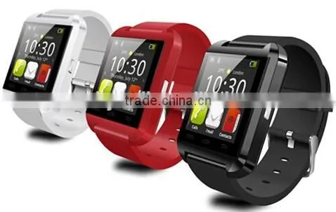 Alibaba top sale Factory Android Smartwatch U8 with full functions as Pedometer sleep monitor stopwatch message notifications