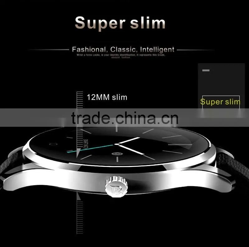 2016 New model touch screen smart watch for IOS can received messages form your mobile phone