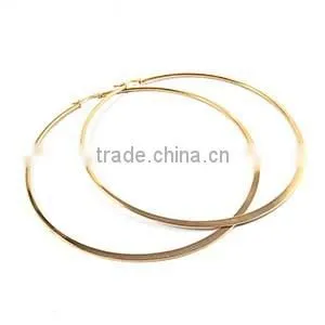 Christmas wholesale big round stainless earring