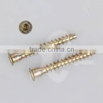 hex socket round flat head furniture screw