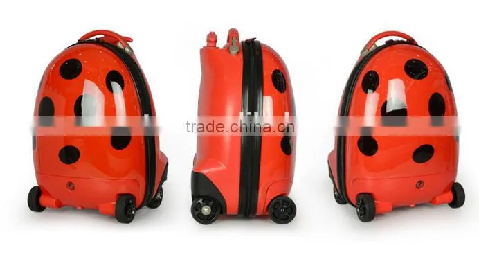 High quality remote control rc automatic children school trolley bags suitcase