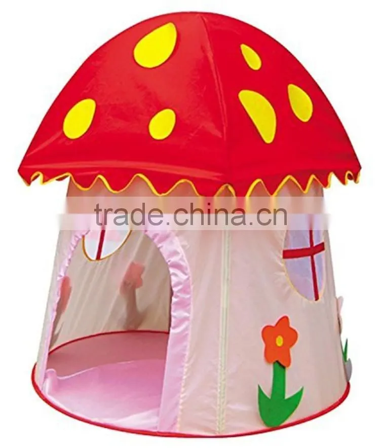 Beautiful Mushroom Children Toy Play Tent Playhouse Kids Princess Castle Game Play Mushroom Tent
