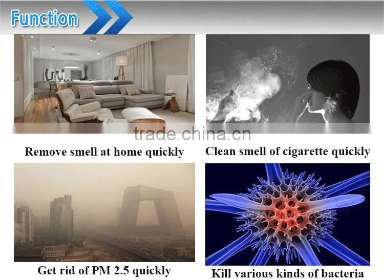 Factory supply wholesale filter pm2.5 ozone air purifier