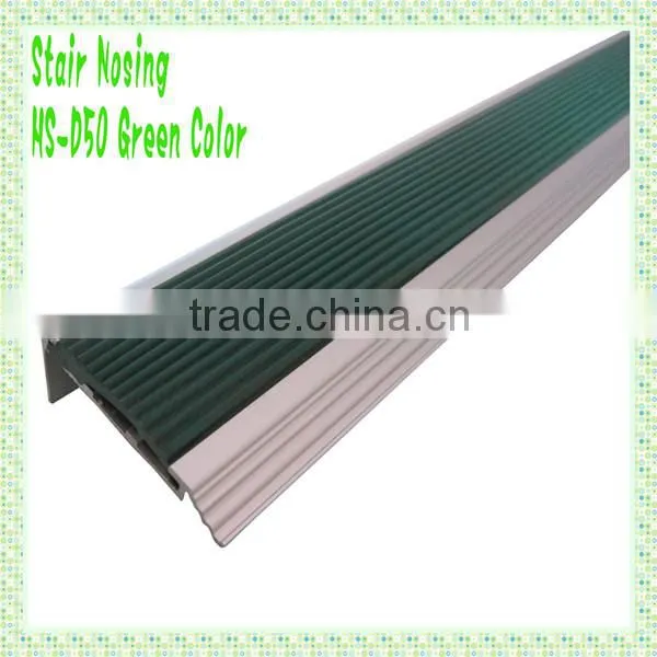 brown Aluminum Anti-slip Strips for Stairs wrapping angle