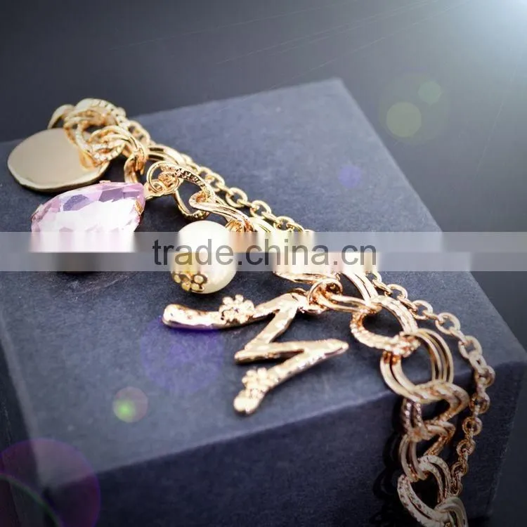 Fashion Bracelets & Bangles Pulseira Feminina Simulated Pearl Crystal Bracelets for Women Pulseras