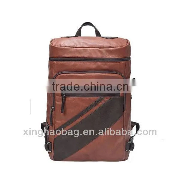 Urban elements twill PU leather men's bag travel