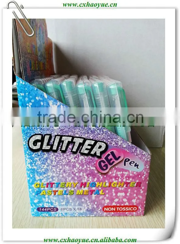 China manufacturer 100 scented colorful pen 6 colors in 1 ink