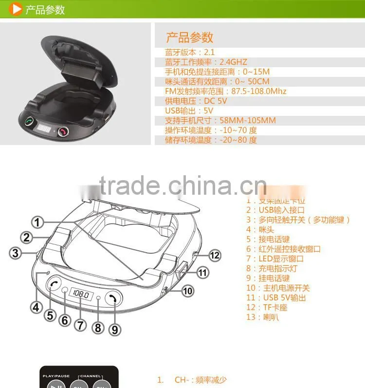 bluetooth kit car speakerphone