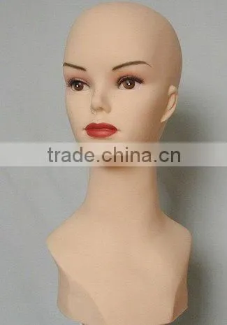 natural skin color mannequine head