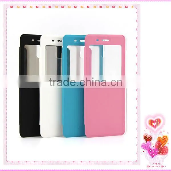 PC cover leather case for XiaoMi M4 Smartphone