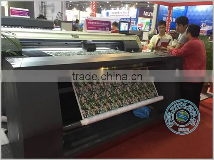 High precision 1.9M two head 1902-T digital textile printer