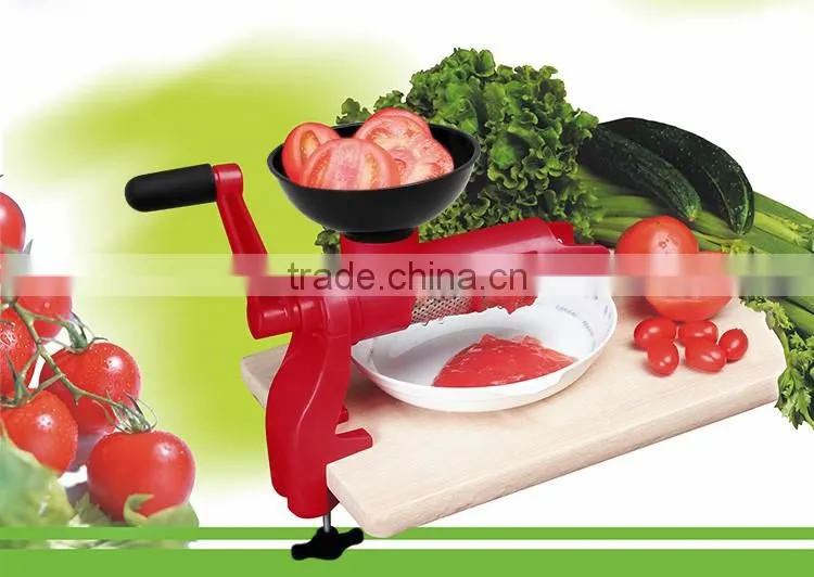 S/S+PP 34*14*28 Eco-friendly manual tomato juicer/small tomato paste machine