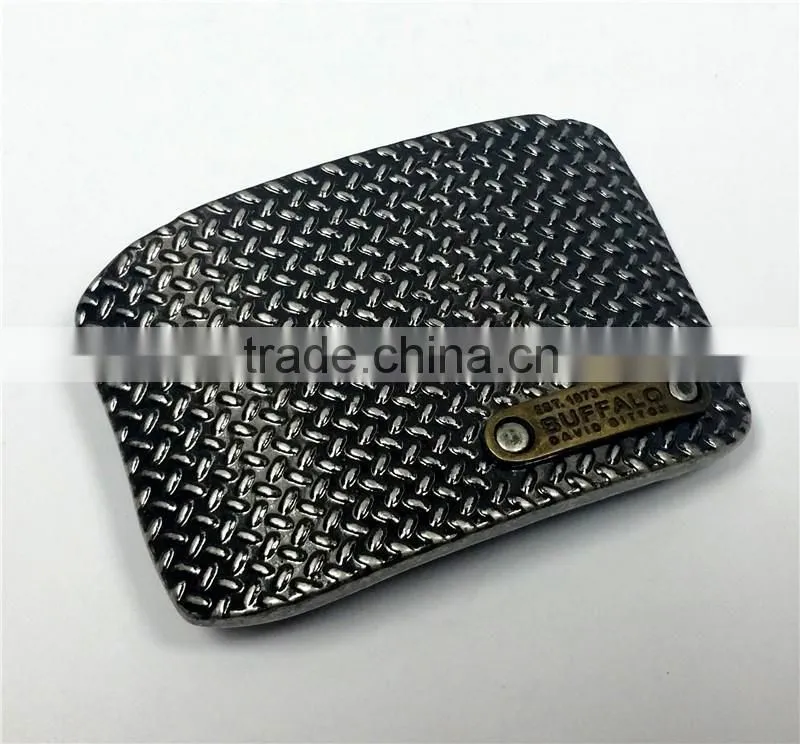 High quality pearl gun iron belt buckle , custom belt buckle
