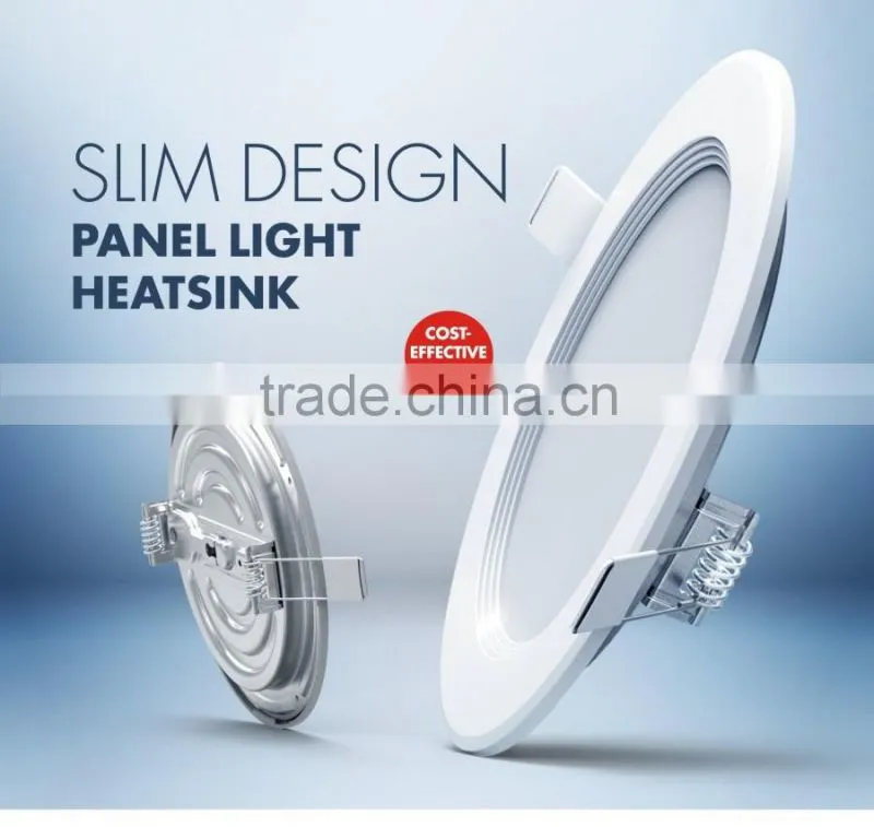 3 year warranty Super Slim Round 2835 SMD LED Panel Light 18W 6 inch 1500lm cool white 5000K