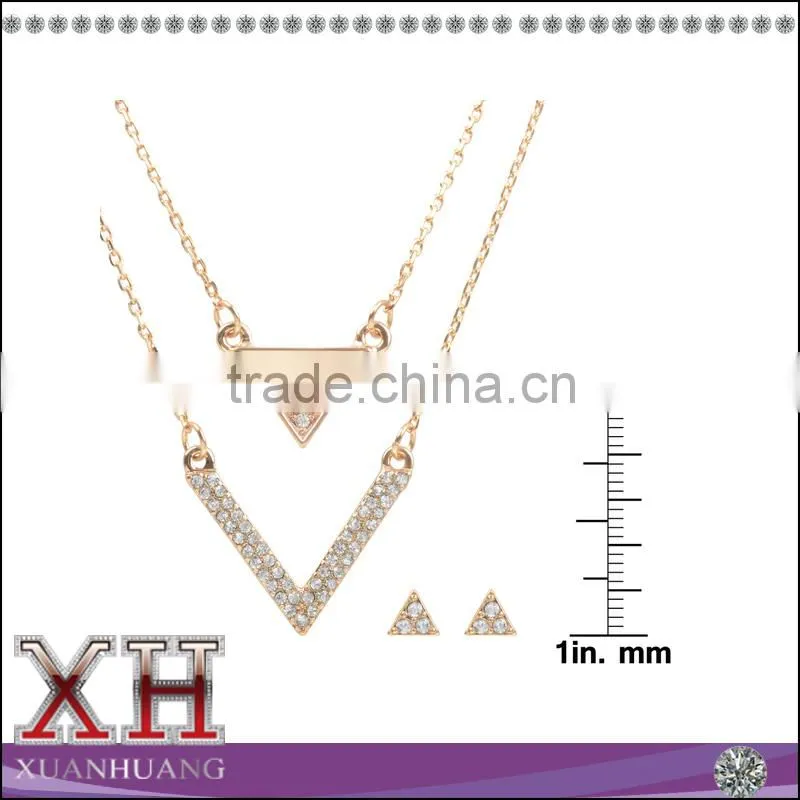 Xuan Huang Factory Jewelry Setting Cubic Zirconia Jewelry SET