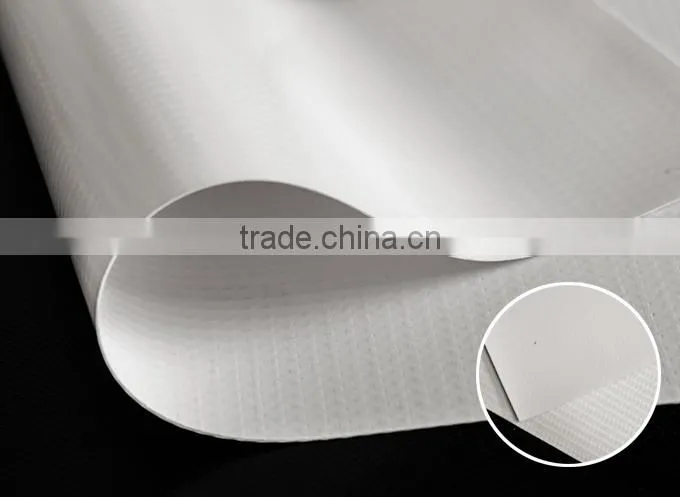 PVC outdoor advertising flex banner with white back