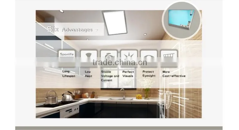 42W dimmable 2x2 flat ceiling led panel light 600*600mm