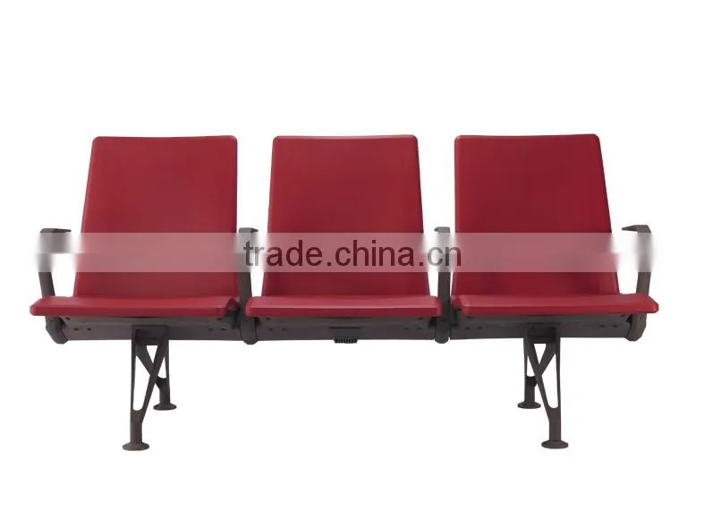 PU waiting chair with nylon arm & leg