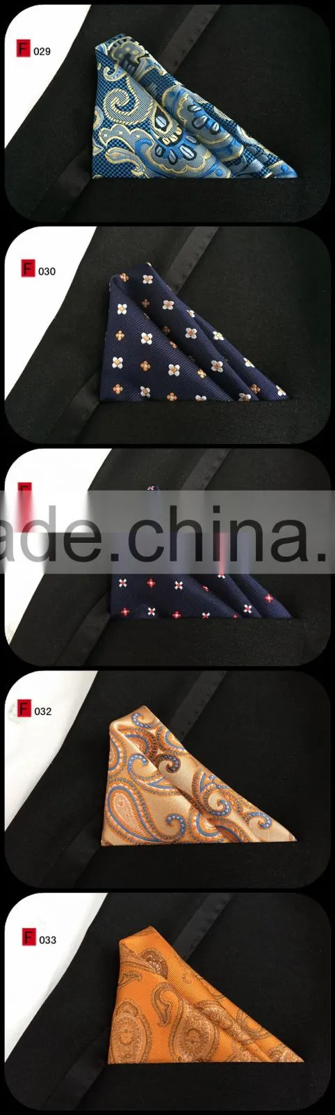 Nice pattern multi style silk Handkerchief custom logo