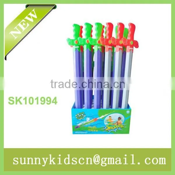 new product 2014 ,sword type water guns kid toy made in china water gun toy