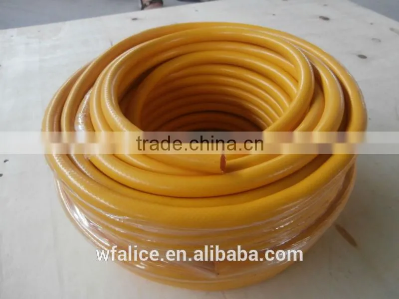 flexible high quality zhuji yellow flexible gas hose oil and gas pipe