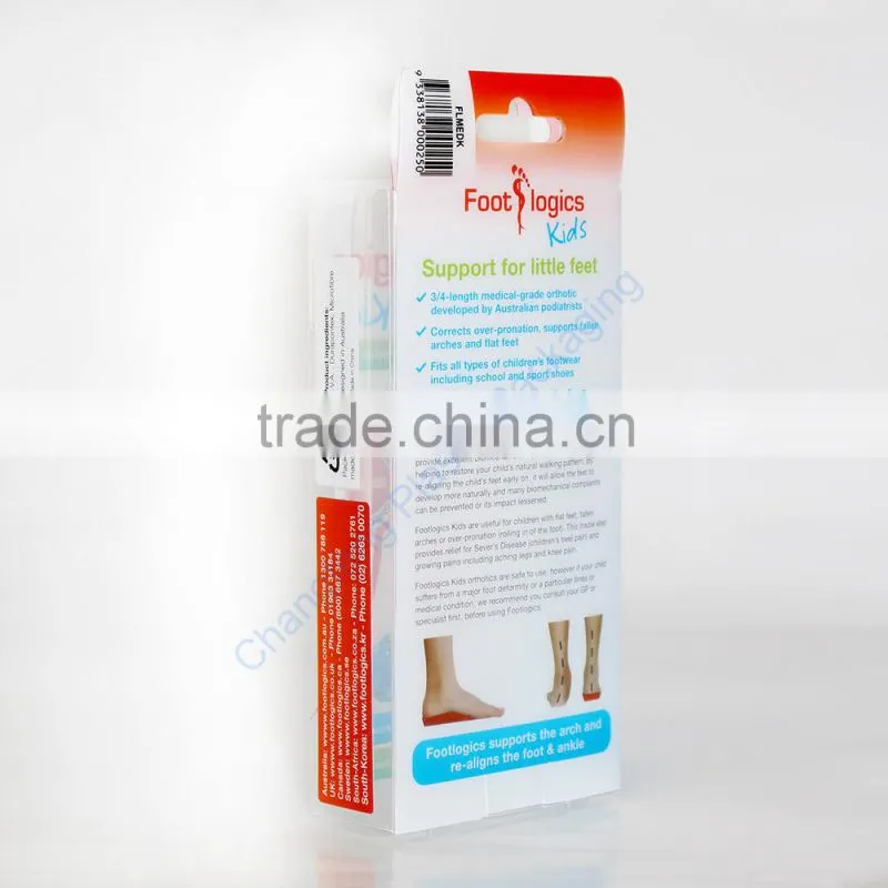 Offset Printing PP Plastic Packaging Box for Insole Packaging