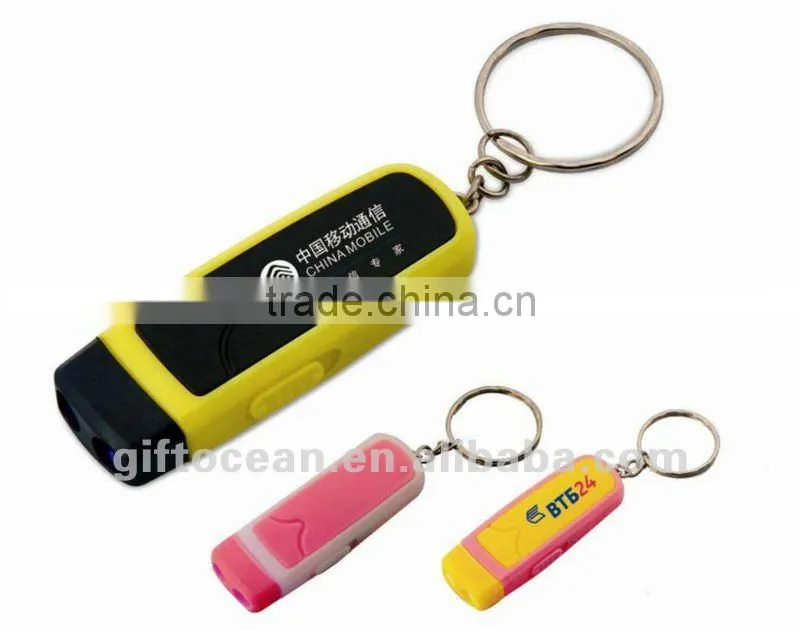 mini LED gift torch with keychain