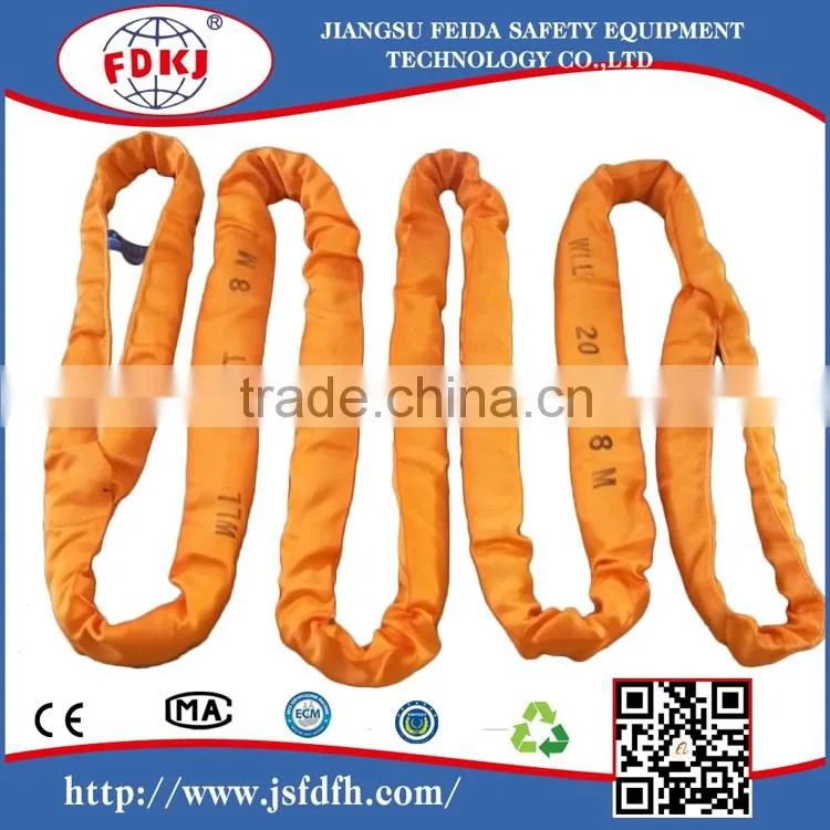 hot sale super quality round sling for sale ;heavy duty endless round sling