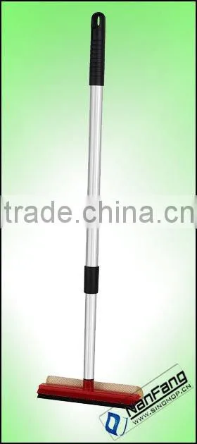 flexible telescopic double-face sponge window wiper