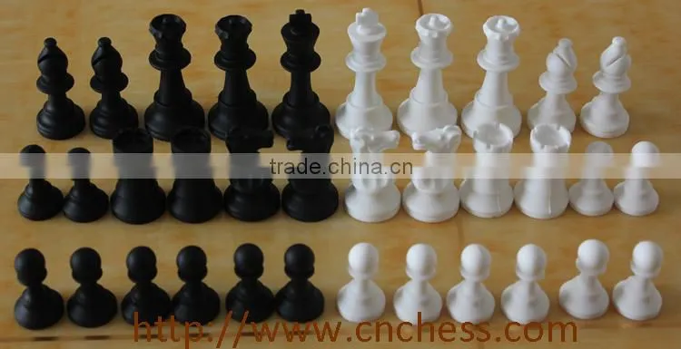 Silicone chess set with silicone chess board