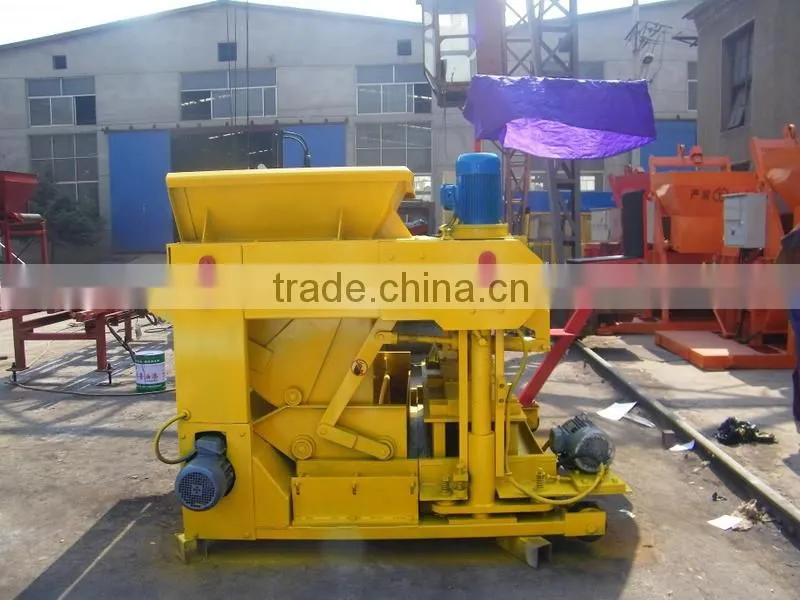 Movable Vibrated hollow block making machine WT6-30