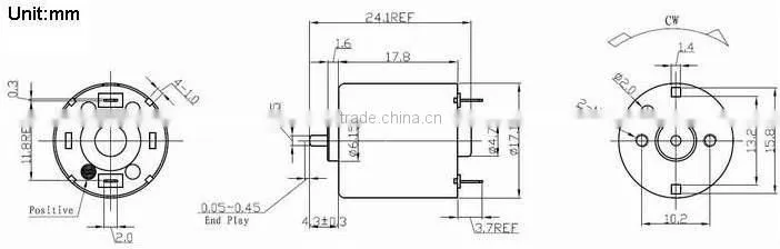 4.5V DC Micro Motor for paintball loader