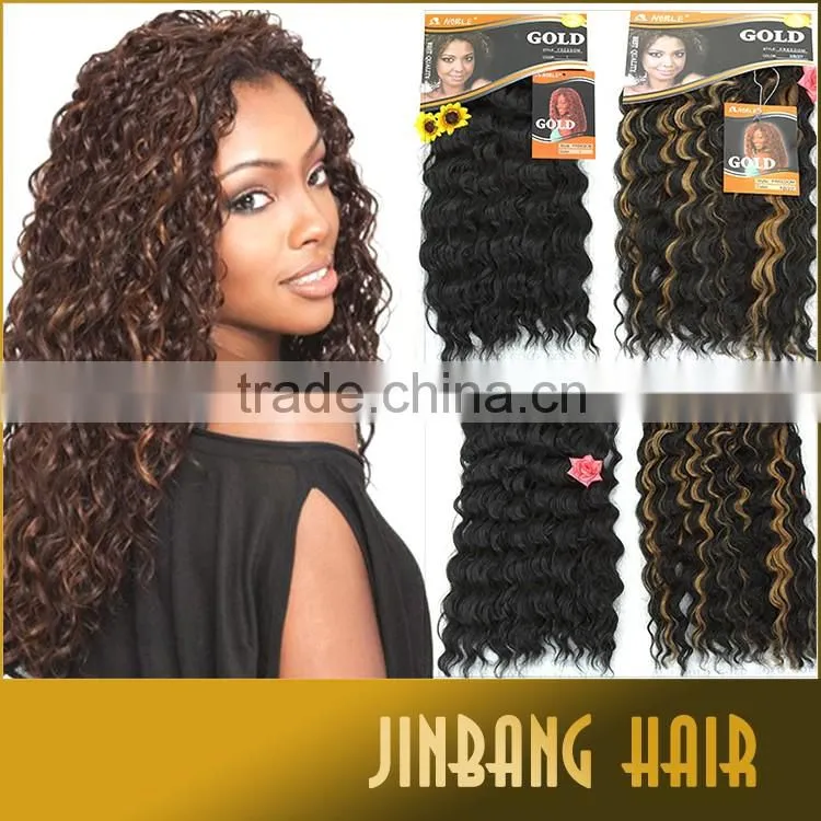 2016 Hot MAGIC Synthetic Afro Hair Freedom Curly Synthetic Hair Weaves Weft Extension