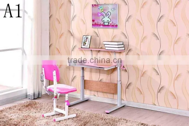 IKE style children's study table and chair set study table and chair set for kid