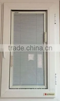 PVC adjustable window shutters ,shutters inside the glass
