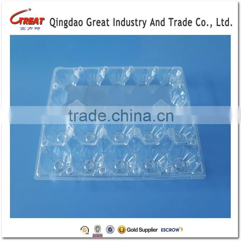 10 Holes Plastic Egg Support Tray