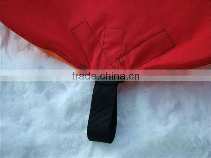 anti-freeze pvc inflatable towable snow tube cover with fabric water slide for adult