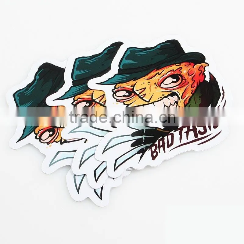 Hot selling Customized high quality games die cut stickers and cute cartoon stickers,UV Resistant bumper sticker car ---DH20372