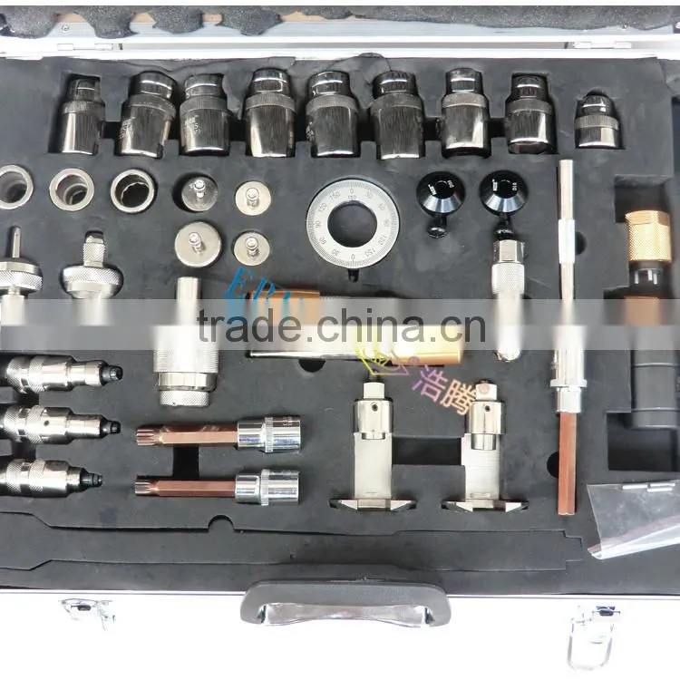 Del/-phi common rail injectors repair tools 38sets,auto diesel injection repair equipment and wear durablity engine tools